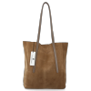 Kožené kabelka shopper bag Vittoria Gotti zemitá V6590C